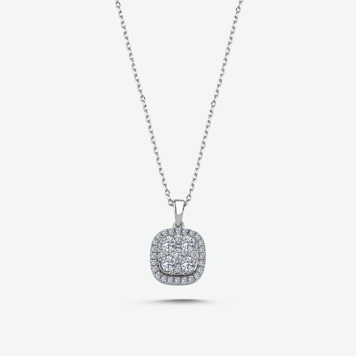 0.45 KARAT PIRLANTA TASARIM KOLYE