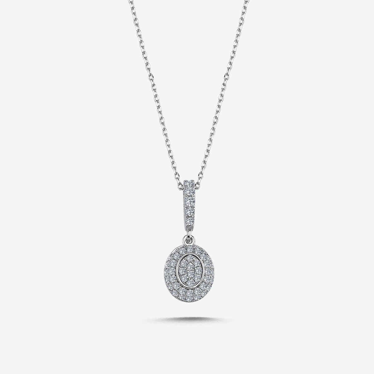 0.35 KARAT PIRLANTA TASARIM KOLYE