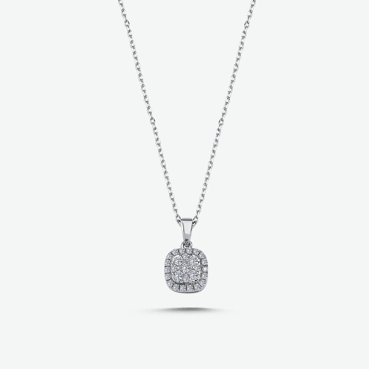 0.19 KARAT PIRLANTA TASARIM KOLYE