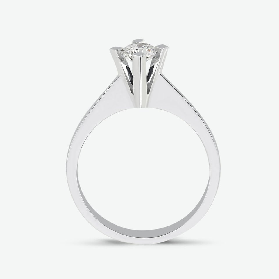 0.50 KARAT PIRLANTA TEKTAŞ YÜZÜK