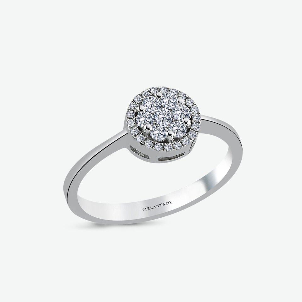 0.30 KARAT PIRLANTA CORONET YÜZÜK