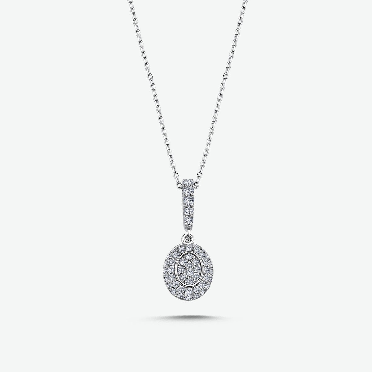 0.35 KARAT PIRLANTA TASARIM KOLYE