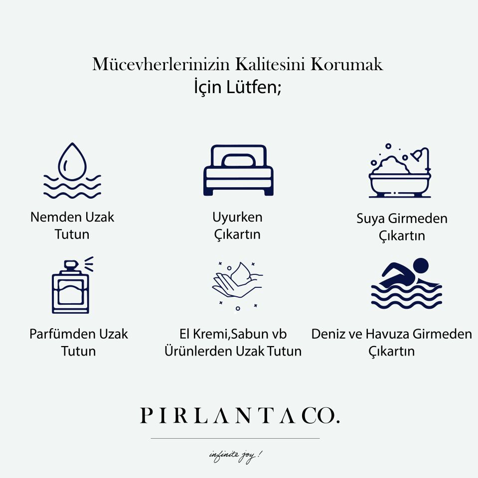 0.19 KARAT PIRLANTA TASARIM KOLYE