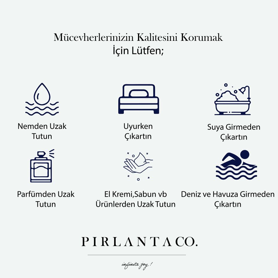 0.13 KARAT PIRLANTA TASARIM KOLYE ''SAFİR''