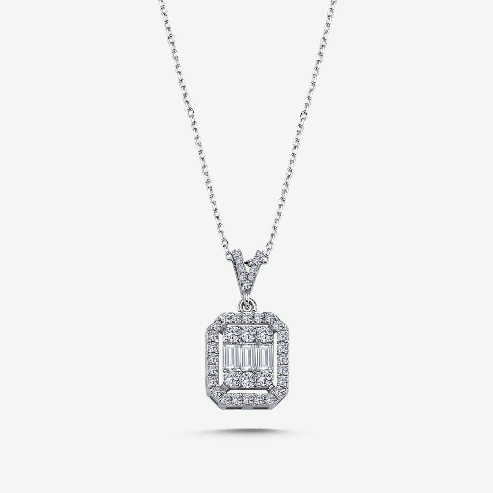 0.59 KARAT PIRLANTA BAGET KOLYE
