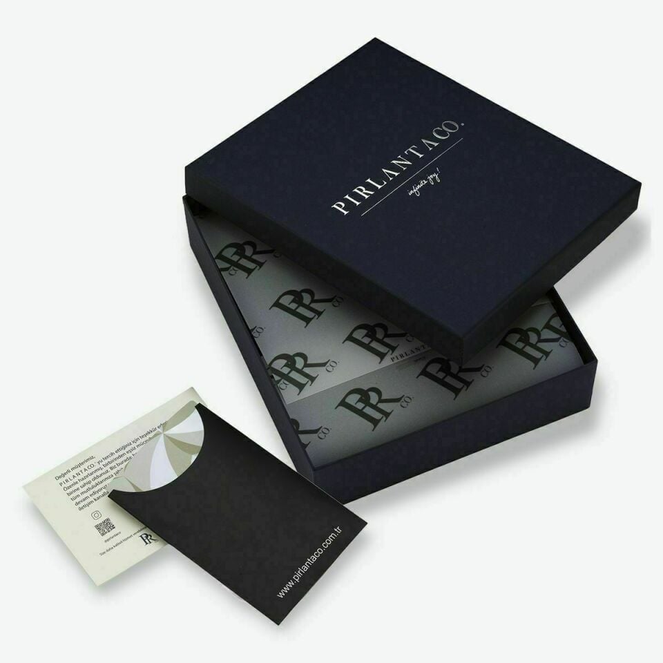 0.40 KARAT PIRLANTA HALKA KÜPE ''SIGNE''