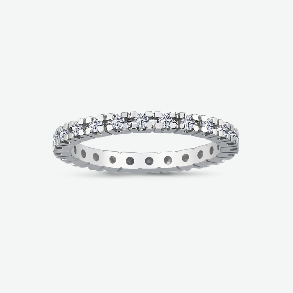 0.50 KARAT PIRLANTA TAMTUR YÜZÜK