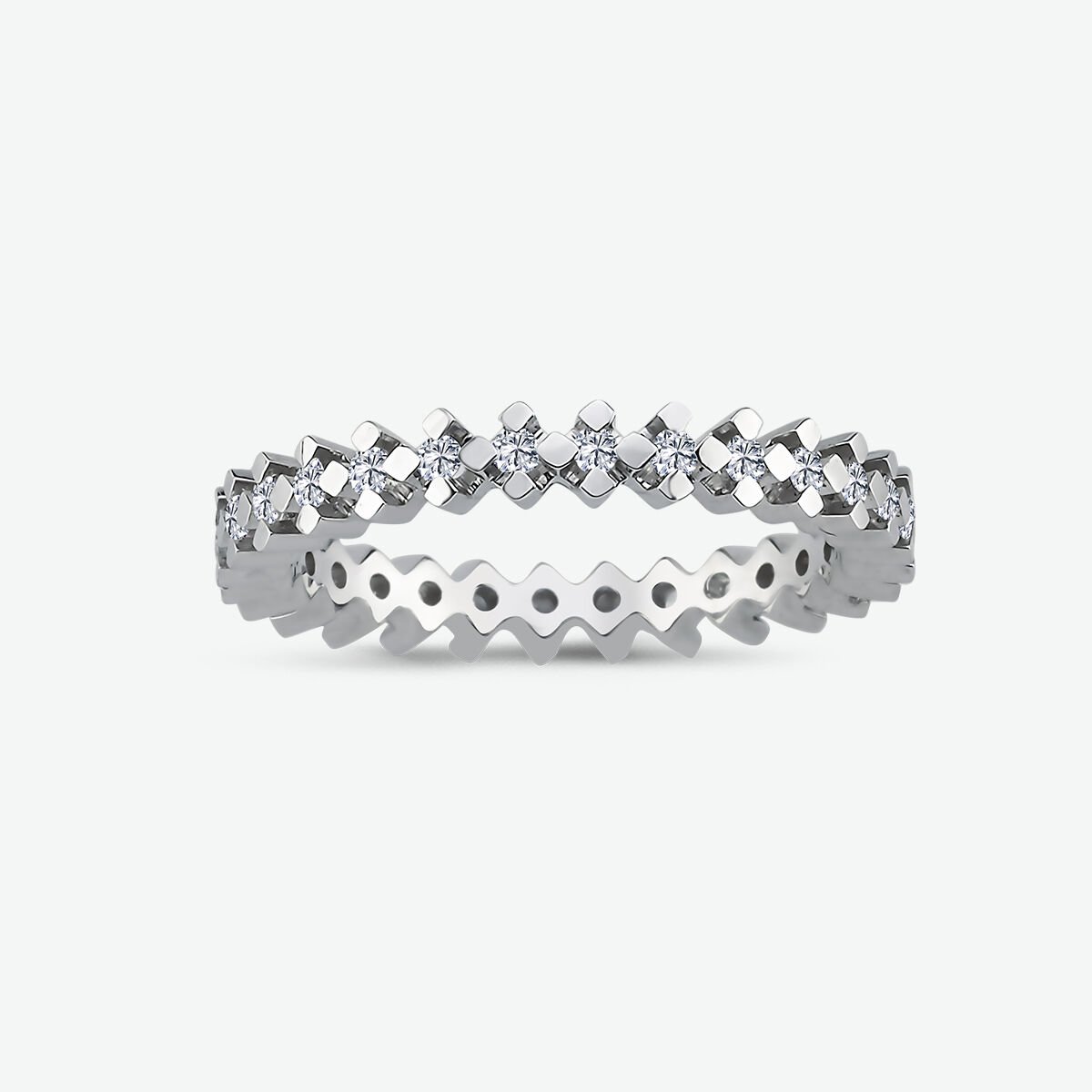 0.35 KARAT PIRLANTA TAMTUR YÜZÜK