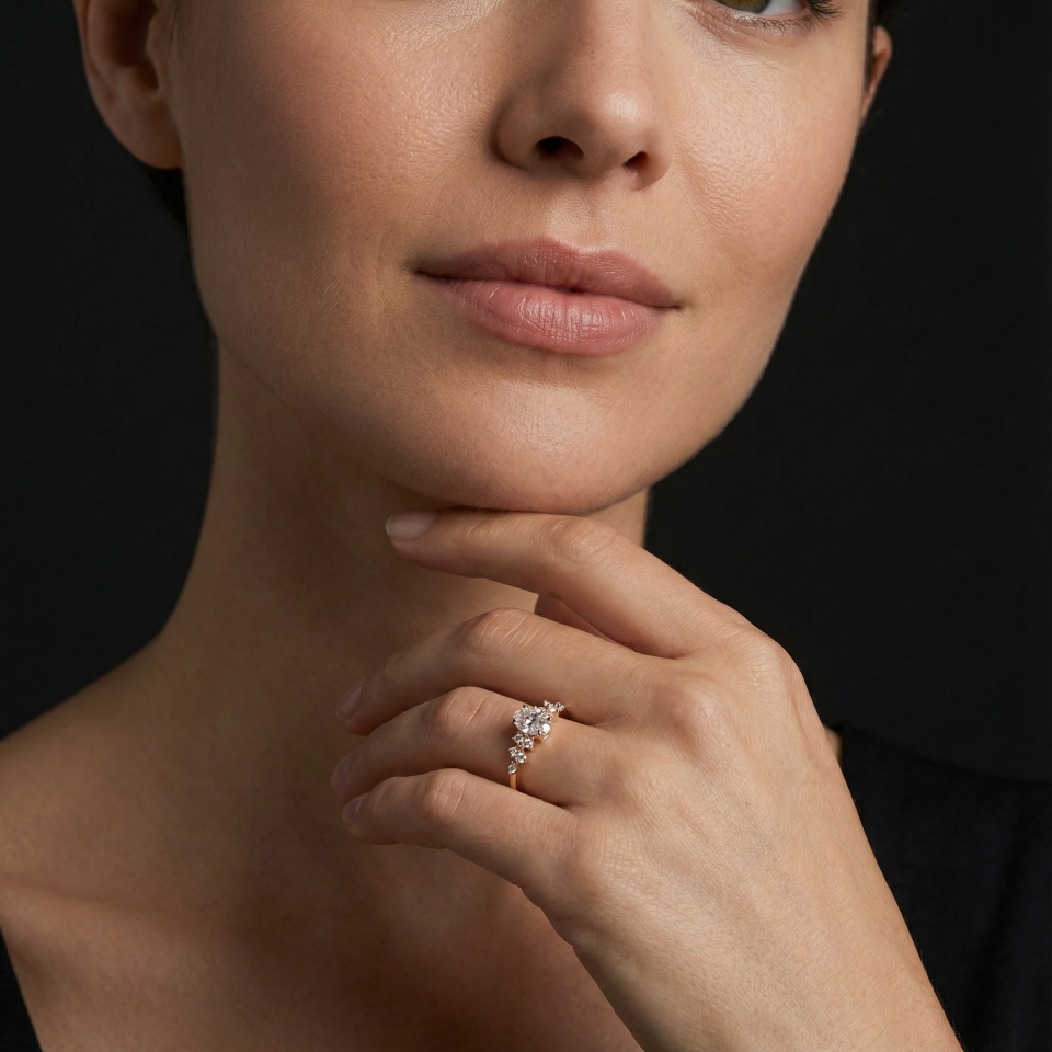 0.40 Karat Rowen Mini Vintage Pırlanta Yüzük