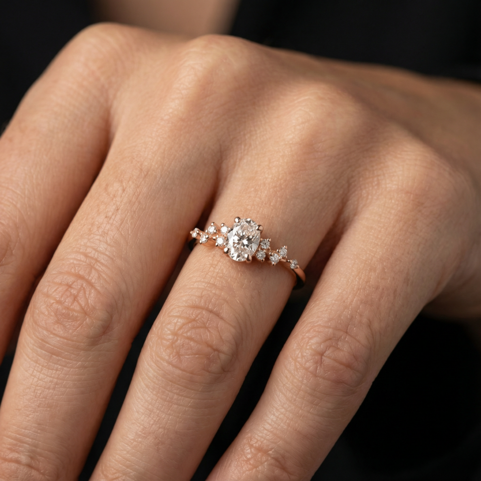 0.40 Karat Rowen Mini Vintage Pırlanta Yüzük