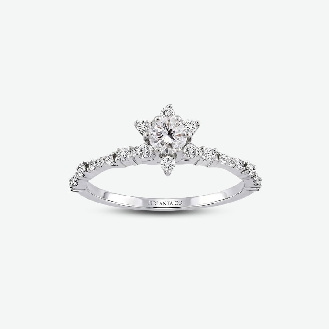 0.47 Karat Rowen Lily Vintage Tektaş Pırlanta Yüzük