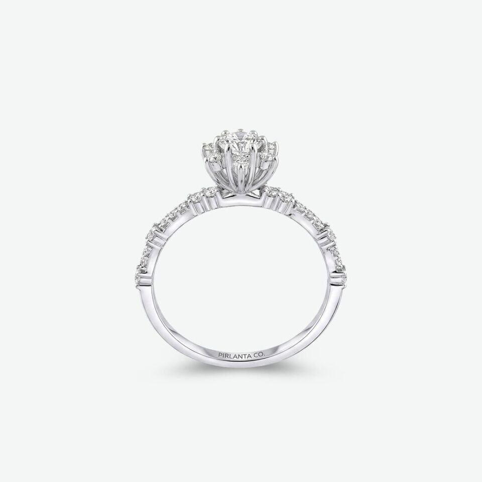 0.57 Karat Rowen Lily Vintage Tektaş Pırlanta Yüzük