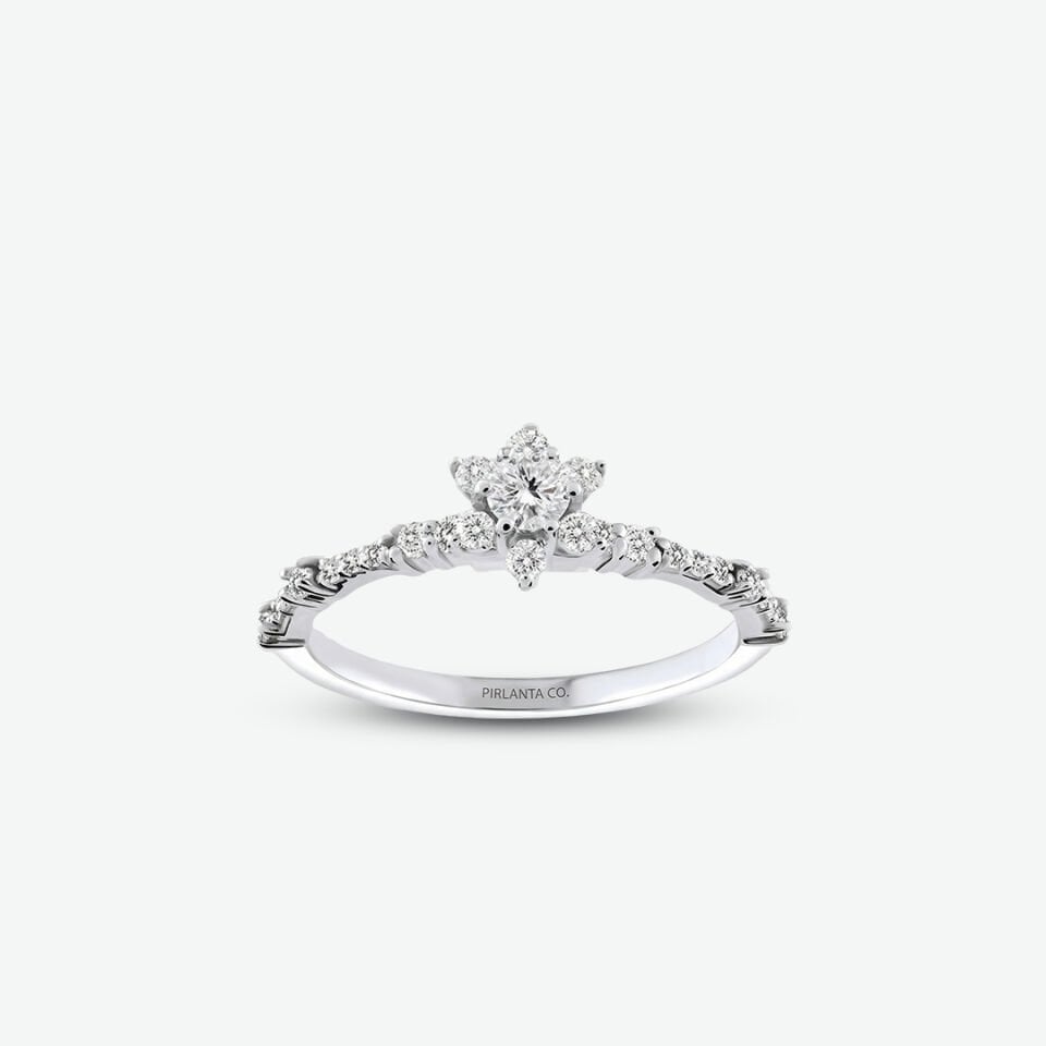 0.37 Karat Rowen Lily Vintage Tektaş Pırlanta Yüzük